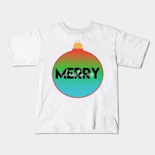 merry Christmas ornament Kids T-Shirt